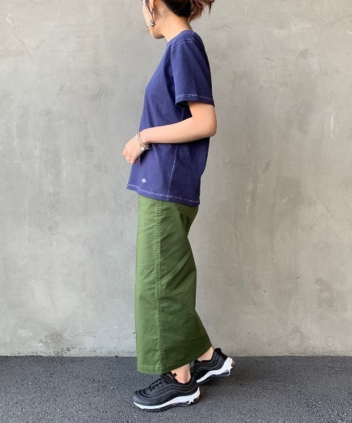 DANTON（ダントン）の「[DANTON/ダントン] 空紡天竺 ステッチＴシャツ（Tシャツ/カットソー・メンズ・ブラック/ブルー/アイボリー・44/46/40/38/42/36/34）」の20枚目の写真