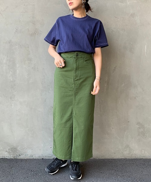 DANTON（ダントン）の「[DANTON/ダントン] 空紡天竺 ステッチＴシャツ（Tシャツ/カットソー・メンズ・ブラック/ブルー/アイボリー・44/46/40/38/42/36/34）」の22枚目の写真