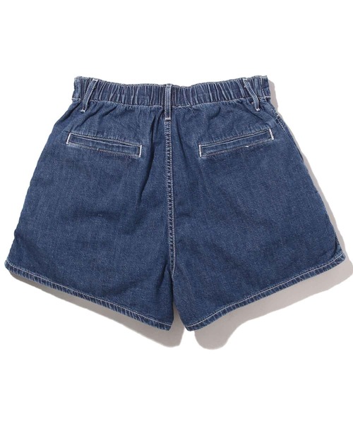Levi's(リーバイス)の「COOL BALLOON SHORT COOL MID STONE PLEATED SHORT(デニムパンツ・レディース・インディゴブルー・25inch/24inch/26inch/27inch/28inch)」の4枚目の写真