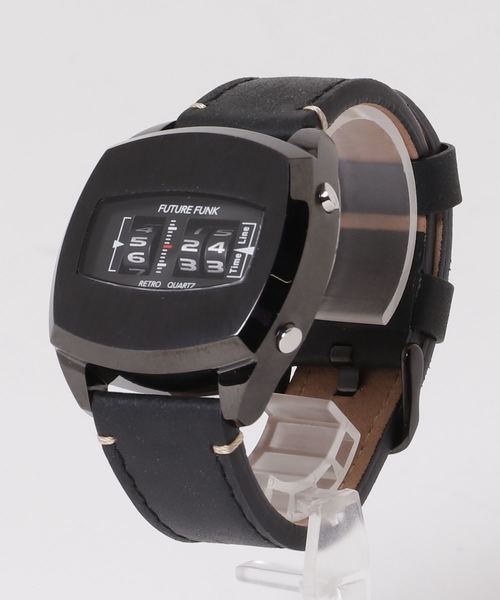 Future デジタル腕時計 Works Funk 腕時計 Hirob ヒロブ のファッション Ff101 Bk Bk デジタル腕時計