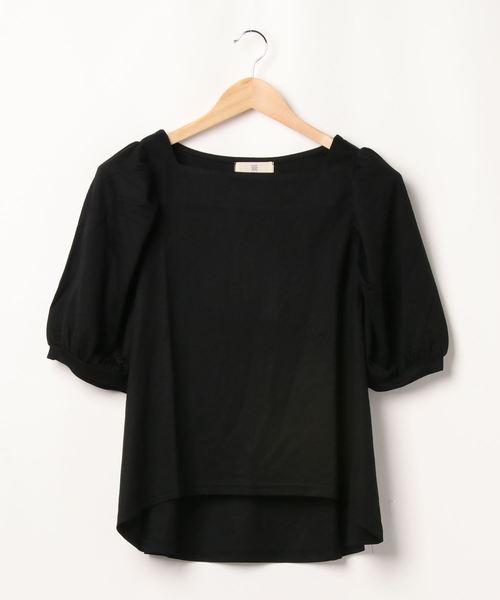 rps(アールピーエス)の「天竺ボリューム袖プルオーバー(Tシャツ/カットソー・レディース・カーキ/グレー/ブラック/ブルー/ライトカーキ・M)」の8枚目の写真