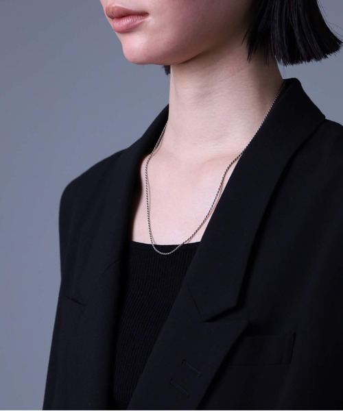 LION HEART（ライオンハート）の「“BASIC”スモールシルバーチェーンネックレス/シルバー925【LION HEART / ライオンハート】（ネックレス・メンズ・A/B/C/D/E/F・50cm/60cm）」の18枚目の写真