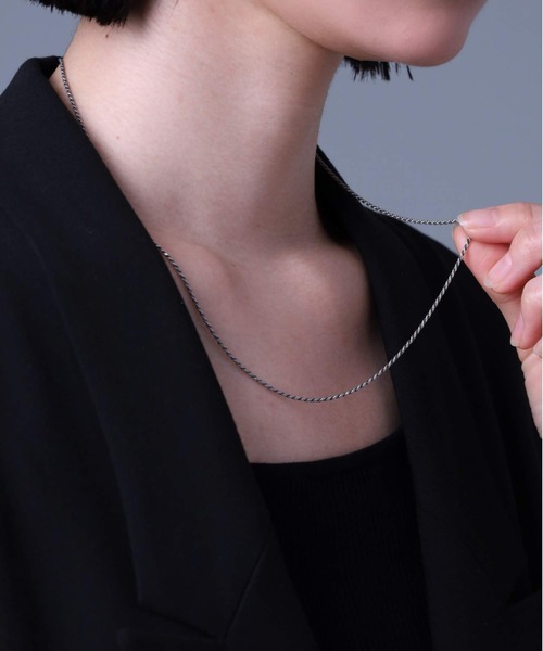 LION HEART（ライオンハート）の「“BASIC”スモールシルバーチェーンネックレス/シルバー925【LION HEART / ライオンハート】（ネックレス・メンズ・A/B/C/D/E/F・50cm/60cm）」の17枚目の写真