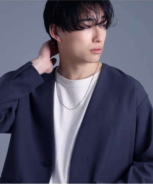 LION HEART（ライオンハート）の「“BASIC”スモールシルバーチェーンネックレス/シルバー925【LION HEART / ライオンハート】（ネックレス・メンズ・A/B/C/D/E/F・50cm/60cm）」の9枚目の写真