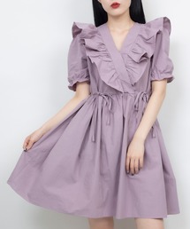 WC | WC/フリルコットンワンピース(ワンピース)