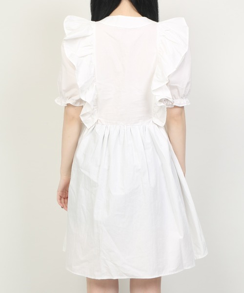 WC(ダブル シー)の「WC/フリルコットンワンピース(ワンピース・レディース・ライトパープル/ホワイト/ライトピンク・FREE)」の8枚目の写真