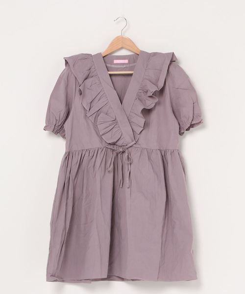 WC(ダブル シー)の「WC/フリルコットンワンピース(ワンピース・レディース・ライトパープル/ホワイト/ライトピンク・FREE)」の16枚目の写真