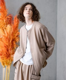CASPER JOHN | Piping Diagonal Shirts/パイピングディアグナルシャツ(シャツ/ブラウス)