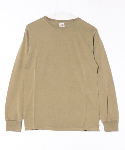ピグメントダイL/S Tee / ロンT / 長袖 / カットソー / シンプル