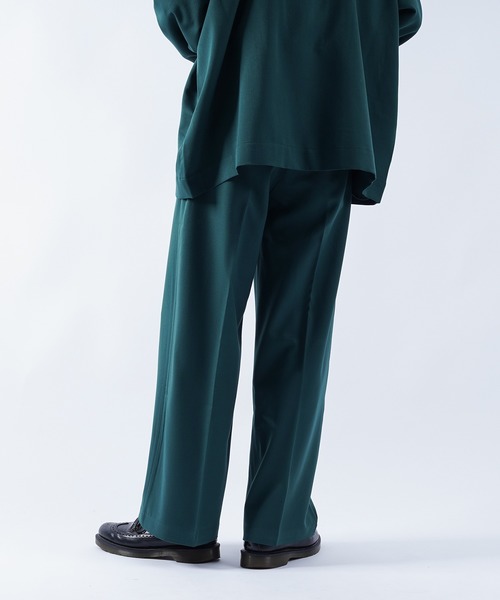 kutir（クティール）の「センタープレス2タックワイドスラックス（その他パンツ・メンズ・ブラック/グリーン/レンガ・SMALL/MEDIUM/LARGE）」の14枚目の写真