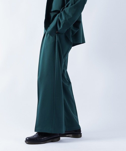 kutir（クティール）の「センタープレス2タックワイドスラックス（その他パンツ・メンズ・ブラック/グリーン/レンガ・SMALL/MEDIUM/LARGE）」の16枚目の写真