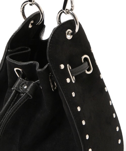 PAGEBOY（ページボーイ）の「スタッズラウンドショルダー（ショルダーバッグ・レディース・パープル/ブラック・FREE）」の7枚目の写真