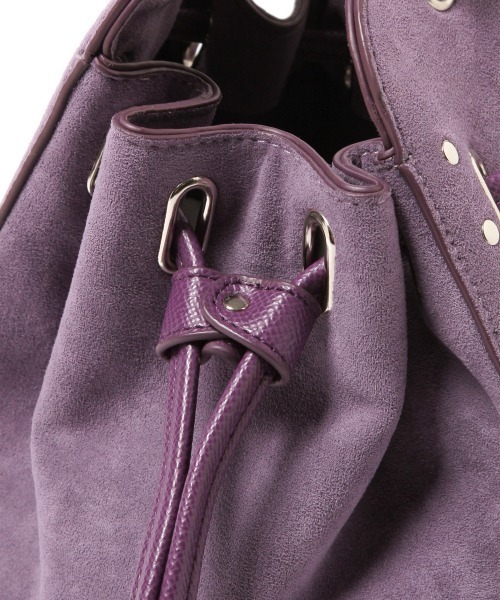 PAGEBOY（ページボーイ）の「スタッズラウンドショルダー（ショルダーバッグ・レディース・パープル/ブラック・FREE）」の11枚目の写真