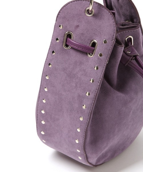 PAGEBOY（ページボーイ）の「スタッズラウンドショルダー（ショルダーバッグ・レディース・パープル/ブラック・FREE）」の14枚目の写真
