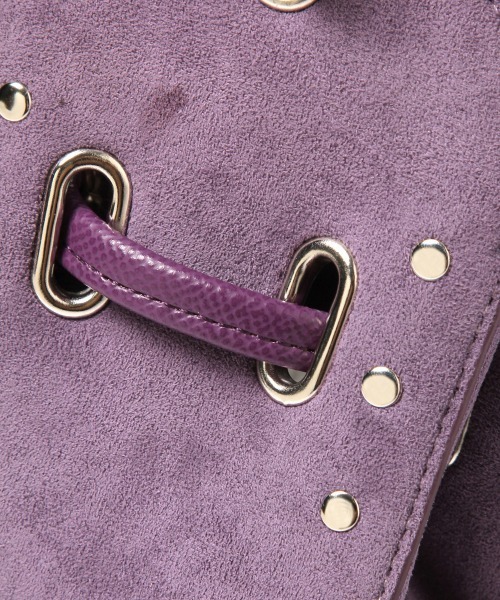 PAGEBOY（ページボーイ）の「スタッズラウンドショルダー（ショルダーバッグ・レディース・パープル/ブラック・FREE）」の15枚目の写真