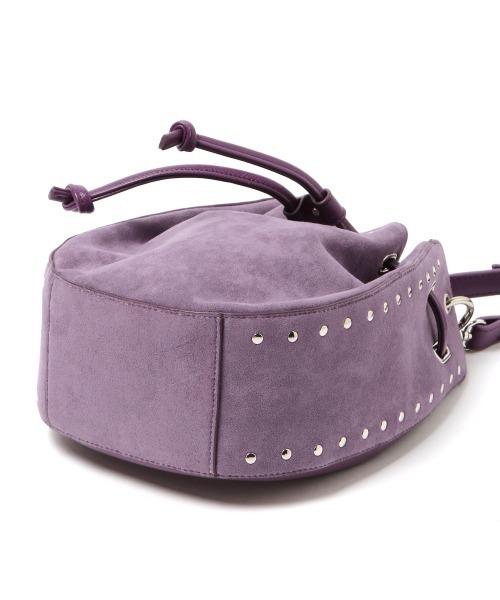 PAGEBOY（ページボーイ）の「スタッズラウンドショルダー（ショルダーバッグ・レディース・パープル/ブラック・FREE）」の16枚目の写真