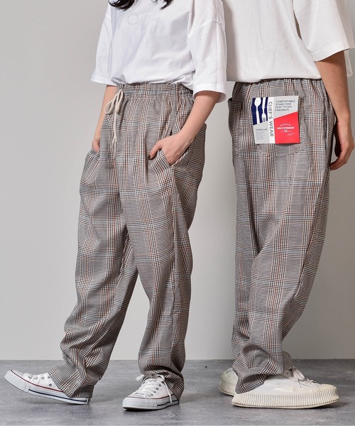 Starting Over(スターティングオーバー)の「【ユニセックスで着用可能】バルーンシルエットイージーステッチシェフパンツ Chef's Pants/レディース メンズ(その他パンツ・メンズ・ブラック/ホワイト/ベージュ/ライトブルー/ワンウォッシュ/その他1/その他2/キナリ/グレイッシュベージュ/ブラウン/ダークブラック/ブルー/ブラック系/ブルー系・L/M/XL/S)」の14枚目の写真