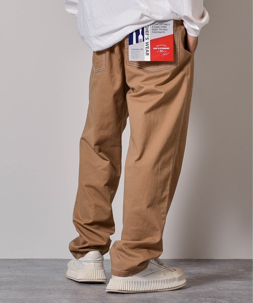 Starting Over(スターティングオーバー)の「【ユニセックスで着用可能】バルーンシルエットイージーステッチシェフパンツ Chef's Pants/レディース メンズ(その他パンツ・メンズ・ブラック/ホワイト/ベージュ/ライトブルー/ワンウォッシュ/その他1/その他2/キナリ/グレイッシュベージュ/ブラウン/ダークブラック/ブルー/ブラック系/ブルー系・L/M/XL/S)」の7枚目の写真