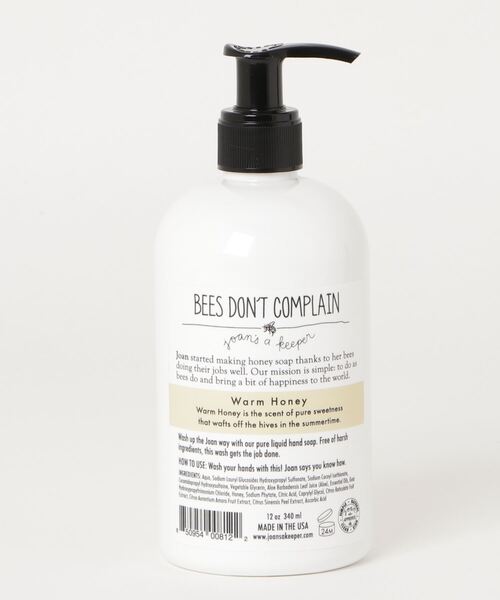 JOAN'S A KEEPER（ジョアンズ ア キーパー）の「JOAN'S A KEEPER ハニーリキッド ハンドソープ（石鹸/ボディソープ