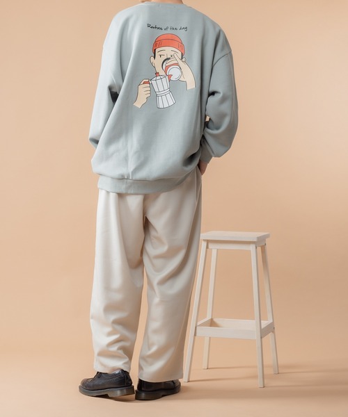 kutir(クティール)の「2タックワイドスラックス(その他パンツ・メンズ・ライトグレー/ブラック/オフホワイト・SMALL/MEDIUM/LARGE)」の5枚目の写真