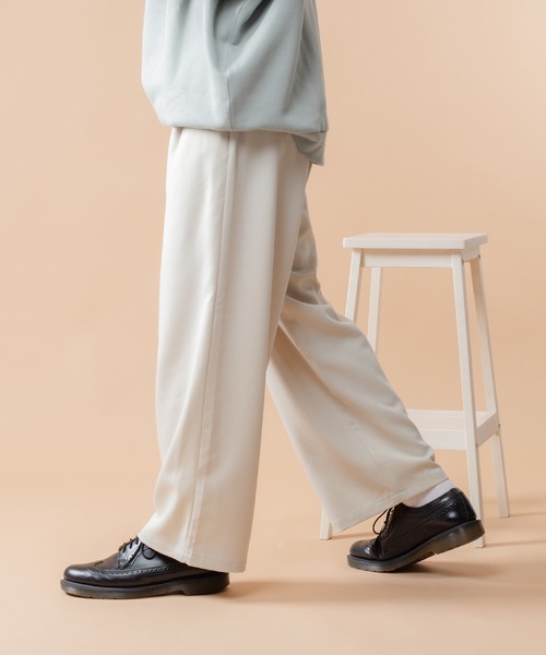 kutir(クティール)の「2タックワイドスラックス(その他パンツ・メンズ・ライトグレー/ブラック/オフホワイト・SMALL/MEDIUM/LARGE)」の10枚目の写真