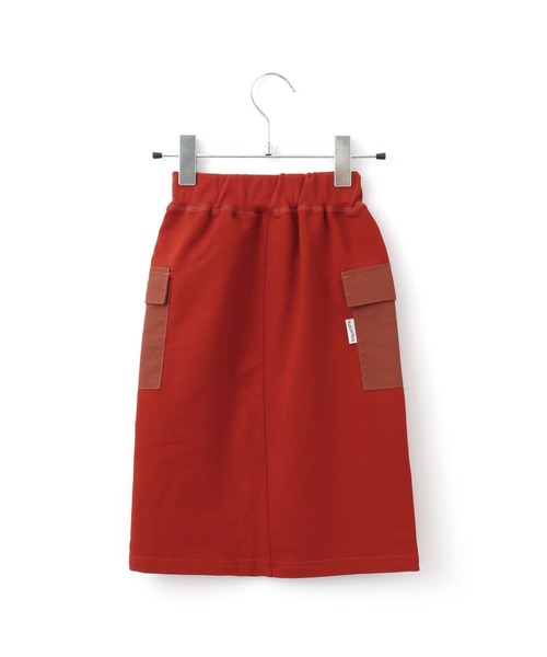 MAKE YOUR DAY（メイクユアデイ）の「ペンシルスカート■80～140cm（スカート・キッズ・カーキ/レンガ・130/140/90/110/80/120/100）」の4枚目の写真