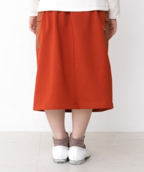 MAKE YOUR DAY（メイクユアデイ）の「ペンシルスカート■80～140cm（スカート・キッズ・カーキ/レンガ・130/140/90/110/80/120/100）」の10枚目の写真