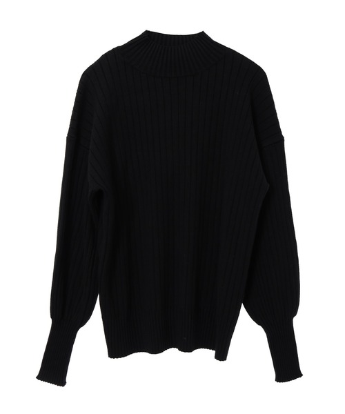 fifth（フィフス）の「ハイネックリブデザインニット（ニット/セーター・レディース・ホワイト/ブラック/グレー・MEDIUM）」の7枚目の写真