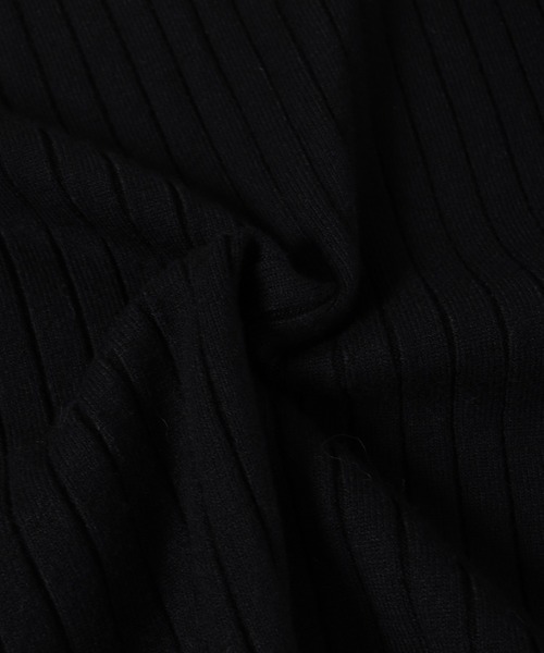 fifth（フィフス）の「ハイネックリブデザインニット（ニット/セーター・レディース・ホワイト/ブラック/グレー・MEDIUM）」の13枚目の写真