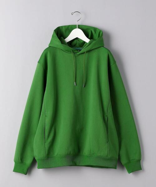 UNITED ARROWS(ユナイテッドアローズ)の「<UNITED ARROWS> グロッシー テリー パーカ◆(パーカー・メンズ・ケリー/オフホワイト/モカ/ライトブルー・MEDIUM/LARGE/SMALL/X-LARGE)」の3枚目の写真