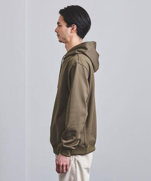 UNITED ARROWS(ユナイテッドアローズ)の「<UNITED ARROWS> グロッシー テリー パーカ◆(パーカー・メンズ・ケリー/オフホワイト/モカ/ライトブルー・MEDIUM/LARGE/SMALL/X-LARGE)」の6枚目の写真