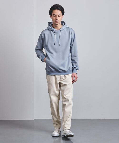 UNITED ARROWS(ユナイテッドアローズ)の「<UNITED ARROWS> グロッシー テリー パーカ◆(パーカー・メンズ・ケリー/オフホワイト/モカ/ライトブルー・MEDIUM/LARGE/SMALL/X-LARGE)」の9枚目の写真