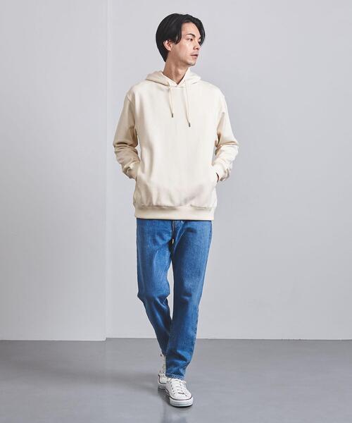 UNITED ARROWS(ユナイテッドアローズ)の「<UNITED ARROWS> グロッシー テリー パーカ◆(パーカー・メンズ・ケリー/オフホワイト/モカ/ライトブルー・MEDIUM/LARGE/SMALL/X-LARGE)」の10枚目の写真