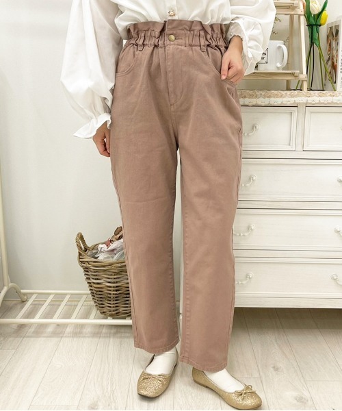 apres jour（アプレジュール）の「フリルデニムテーパードパンツ【ZOZOTOWN限定アイテム】（デニムパンツ・レディース・ミント/アイボリー/モカ/ブラック・SMALL/MEDIUM/X-LARGE）」の16枚目の写真