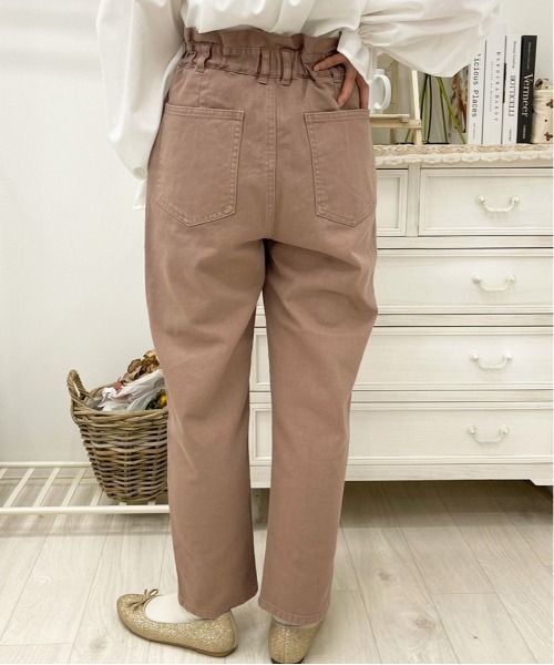 apres jour（アプレジュール）の「フリルデニムテーパードパンツ【ZOZOTOWN限定アイテム】（デニムパンツ・レディース・ミント/アイボリー/モカ/ブラック・SMALL/MEDIUM/X-LARGE）」の17枚目の写真