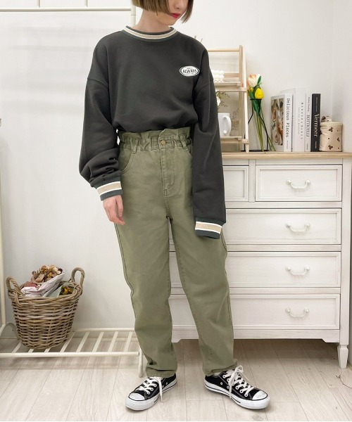 apres jour（アプレジュール）の「フリルデニムテーパードパンツ【ZOZOTOWN限定アイテム】（デニムパンツ・レディース・ミント/アイボリー/モカ/ブラック・SMALL/MEDIUM/X-LARGE）」の22枚目の写真