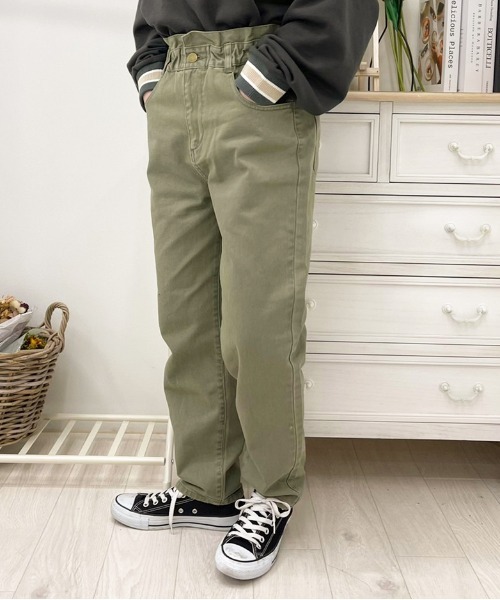 apres jour（アプレジュール）の「フリルデニムテーパードパンツ【ZOZOTOWN限定アイテム】（デニムパンツ・レディース・ミント/アイボリー/モカ/ブラック・SMALL/MEDIUM/X-LARGE）」の18枚目の写真