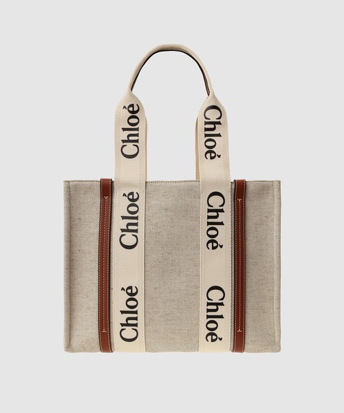 Woody Medium Tote Bag ミディアムトートバッグ トートバッグ Chloe クロエ のファッション通販 Zozotown