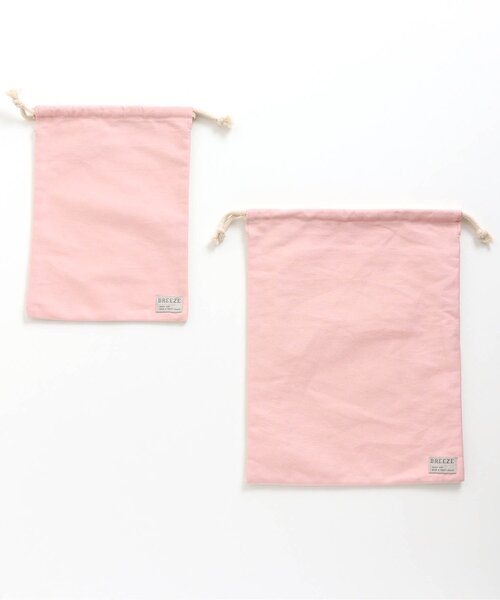 BREEZE（ブリーズ）の「/巾着セット（ポーチ・キッズ・ピンク/ネイビー/イエロー/ブラック・FREE）」の4枚目の写真