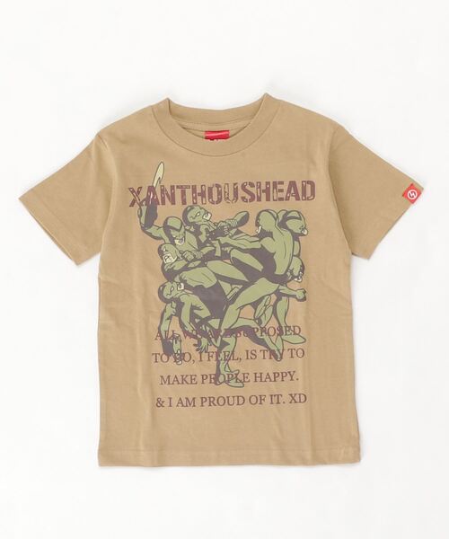 XD(エックスディ)の「Battle-T(Tシャツ/カットソー・キッズ・ブラック/ベージュ・130cm/160cm/140cm/150cm/120cm)」の2枚目の写真