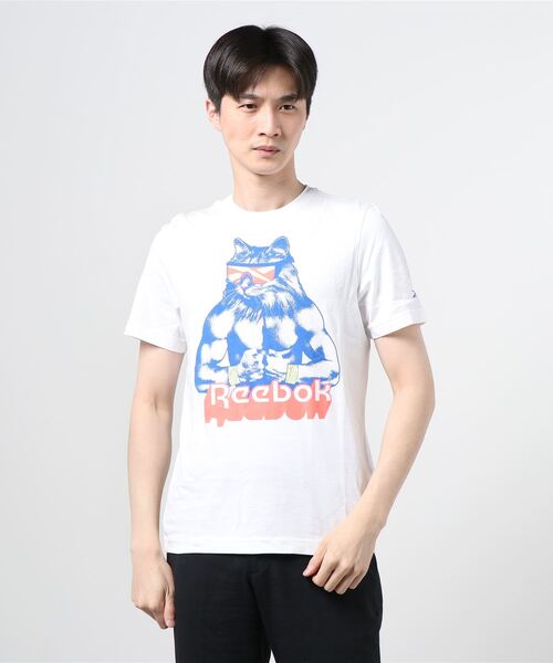 Reebok(リーボック)の「グリッティキティ Tシャツ / Gritty Kitty T-Shirt(Tシャツ/カットソー・メンズ・レモンイエロー/ホワイト・SMALL/X-LARGE/MEDIUM/LARGE/XX-LARGE)」の6枚目の写真