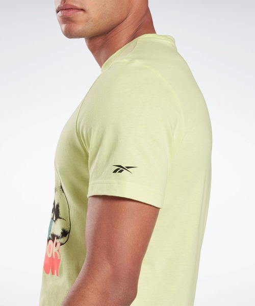 Reebok(リーボック)の「グリッティキティ Tシャツ / Gritty Kitty T-Shirt(Tシャツ/カットソー・メンズ・レモンイエロー/ホワイト・SMALL/X-LARGE/MEDIUM/LARGE/XX-LARGE)」の9枚目の写真