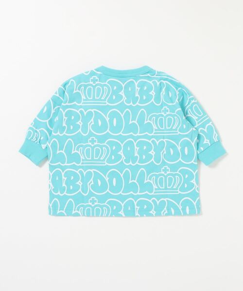 「N専用ページ」 BABY DOLL 王冠柄 Tシャツ 90サイズ  7点まとめ BABYDOLL（ベビードール）の「王冠ネオン風ロゴロンT 7654K（Tシャツ