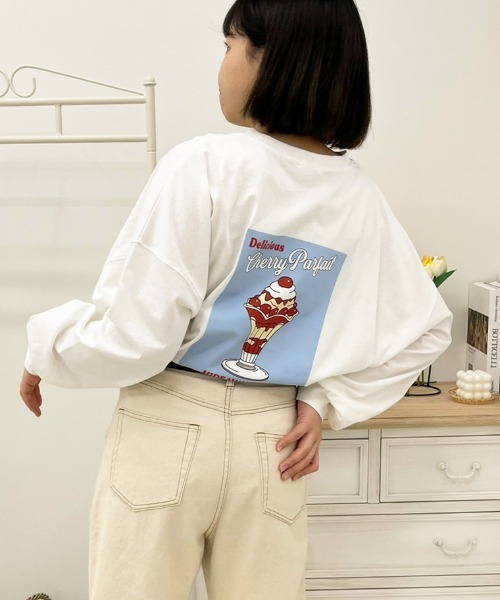 apres jour(アプレジュール)の「アソートビッグスリットロンT【ZOZOTOWN限定アイテム】(Tシャツ/カットソー・レディース・ミント/ブラック/ブラック系その他/ホワイト系その他3/ホワイト系その他/ライトピンク/オフホワイト/サックスブルー/アイボリー/ホワイト系その他2・X-LARGE/フリー)」の13枚目の写真
