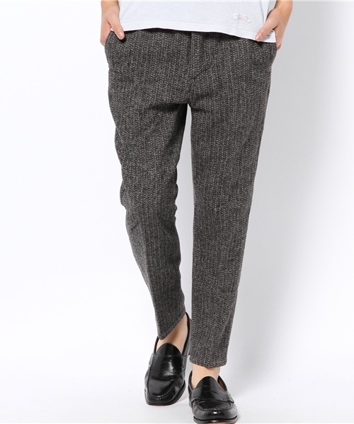 VENCEEXCHANGE（ヴァンスエクスチェンジ）の「ウールヘリンボーン9ブタケパンツ（その他パンツ・メンズ・グレー/チャコールグレー・LARGE/MEDIUM）」の2枚目の写真