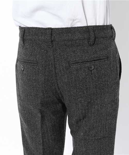 VENCEEXCHANGE（ヴァンスエクスチェンジ）の「ウールヘリンボーン9ブタケパンツ（その他パンツ・メンズ・グレー/チャコールグレー・LARGE/MEDIUM）」の6枚目の写真