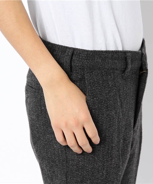 VENCEEXCHANGE（ヴァンスエクスチェンジ）の「ウールヘリンボーン9ブタケパンツ（その他パンツ・メンズ・グレー/チャコールグレー・LARGE/MEDIUM）」の7枚目の写真