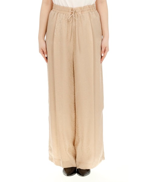 RITO(リト)の「RITO キュプラビスコースジャガードワイドパンツ(その他パンツ・レディース・ベージュ・36/34)」の1枚目の写真