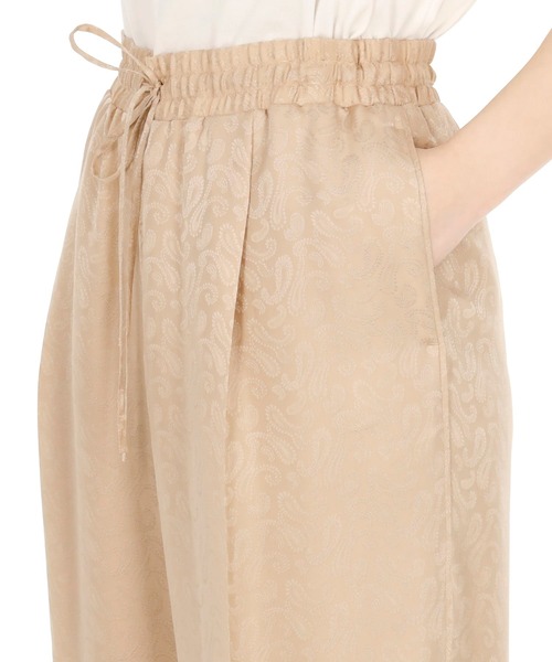 RITO(リト)の「RITO キュプラビスコースジャガードワイドパンツ(その他パンツ・レディース・ベージュ・36/34)」の6枚目の写真