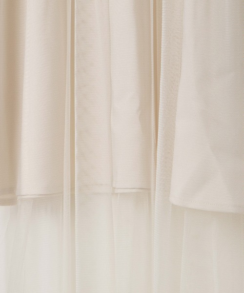 WEGO（ウィゴー）の「WEGO/シアーラインロングワンピース（ワンピース・レディース・ブラック/アイボリー・FREE）」の6枚目の写真